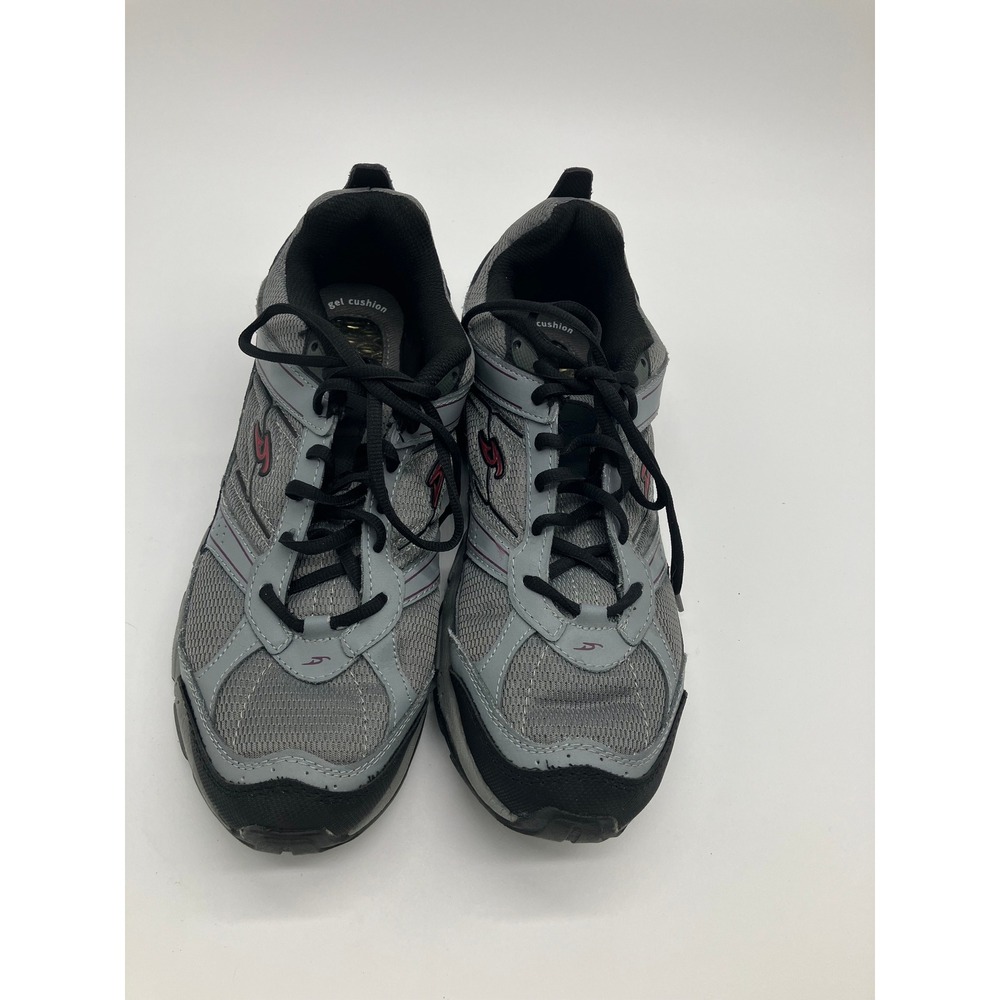 Dr. Scholls Athletic Slip-Resistant Work Sneaker Mens 11 Wide Gray Black Lace Up